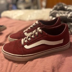 Maroon vans